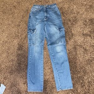 Forever 21 Skinny Cargo Jeans
